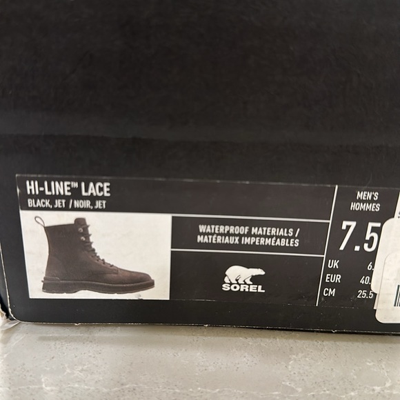 Sorel Hi-Line Lace Black, Jet size 7.5 - Picture 6 of 6